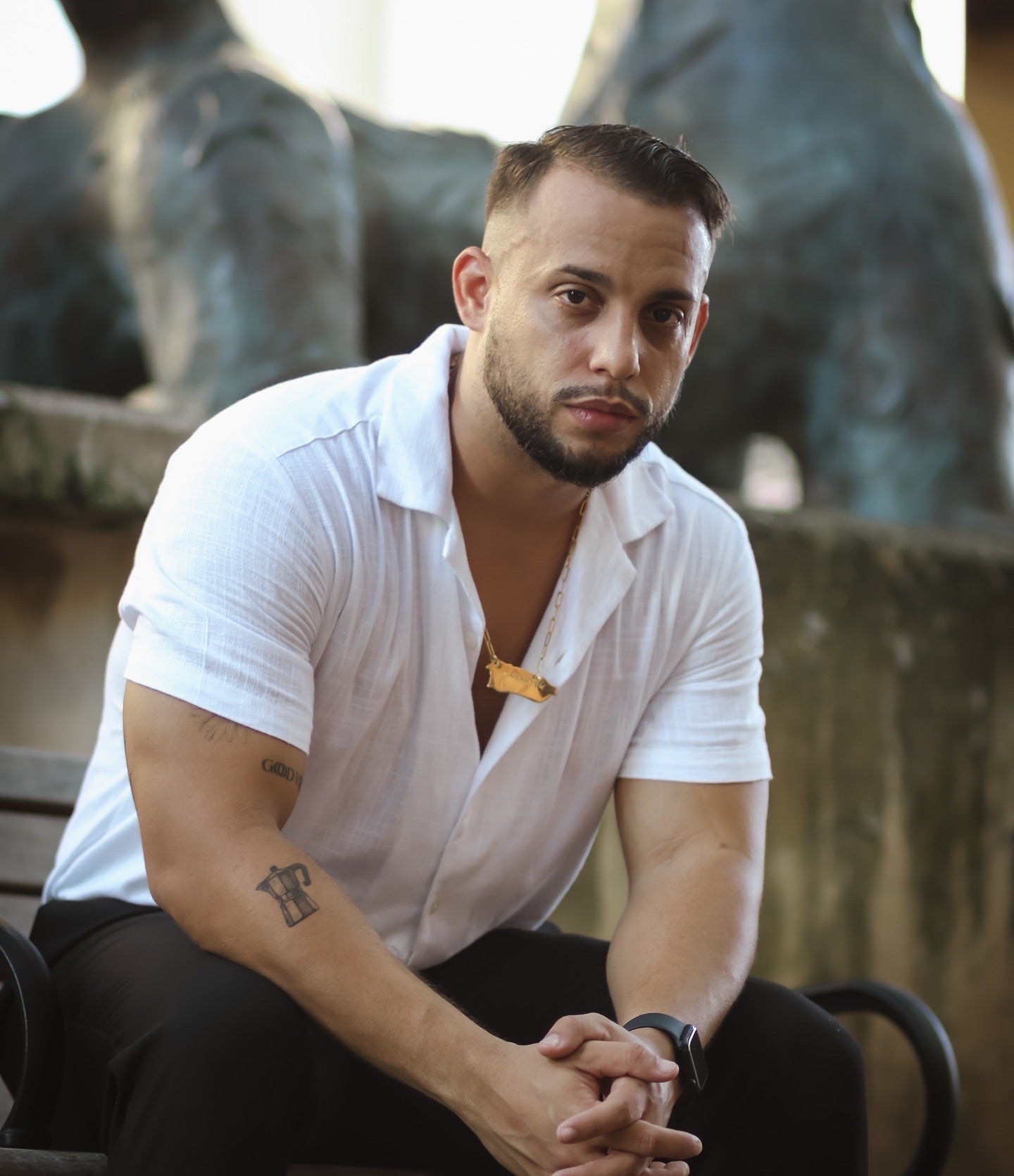 Cadena mapa, cadena mapa brass calado.