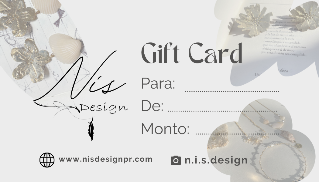 NIS DESIGN gift card