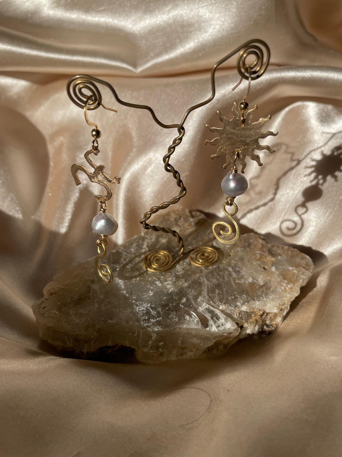 Mix match boricua earrings