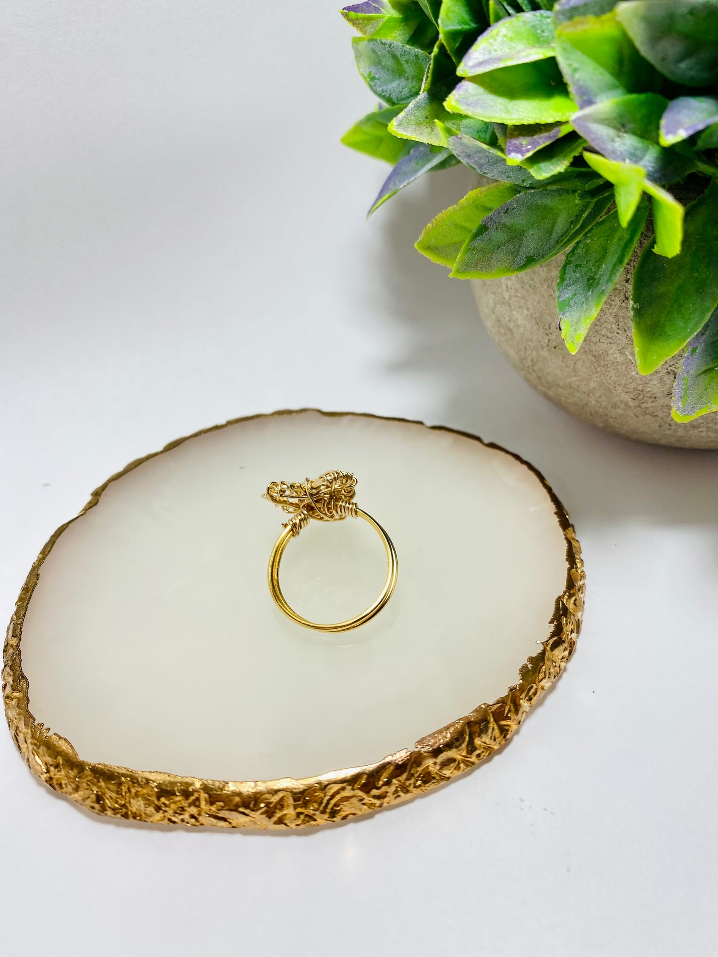 Cristina heart ring